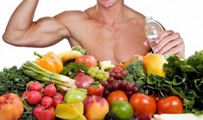 buah-buahan dan sayur-sayuran untuk potensi lelaki